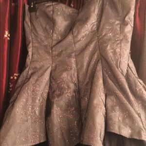 Plus size corset tutu dress